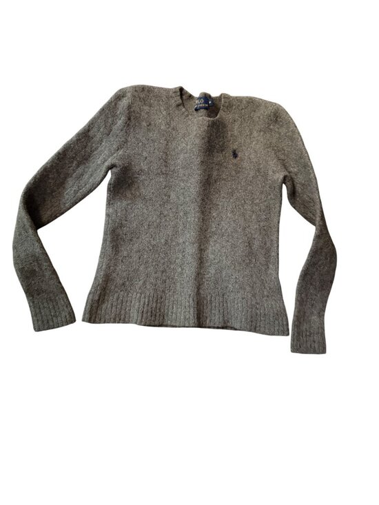 Polo Ralph Lauren Other - Vintage Polo Ralph Lauren Kids Gray Merino Wool & Cashmere Blend Crewneck Sweate